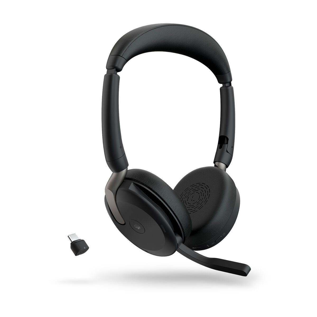 Headset met Bluetooth en microfoon Jabra Evolve2 65 Flex Zwart - Afbeelding 3