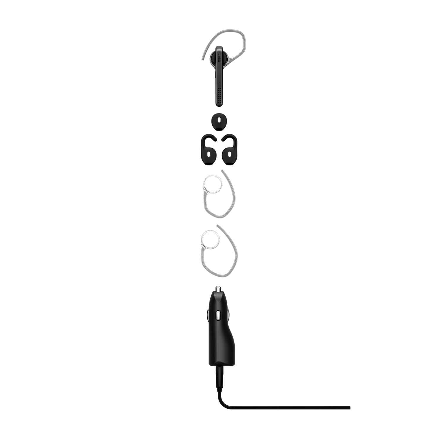 Jabra Talk 45 Headset Draadloos oorhaak, In-ear Oproepen/muziek Bluetooth Zwart - Afbeelding 4
