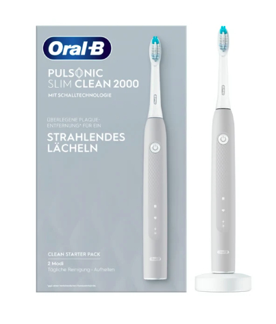 Oral-B Pulsonic Slim Clean 2000 Volwassene Sonische tandenborstel Grijs - Afbeelding 2