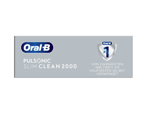 Oral-B Pulsonic Slim Clean 2000 Volwassene Sonische tandenborstel Grijs - Afbeelding 6