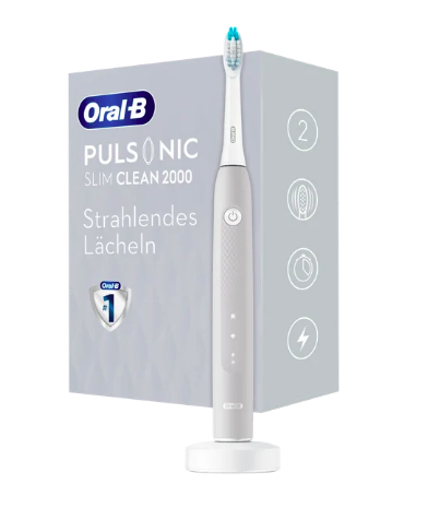 Oral-B Pulsonic Slim Clean 2000 Volwassene Sonische tandenborstel Grijs - Afbeelding 4
