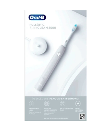 Oral-B Pulsonic Slim Clean 2000 Volwassene Sonische tandenborstel Grijs - Afbeelding 7