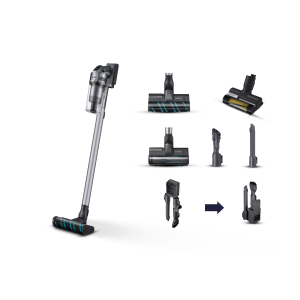 Samsung VS20B75ACR5 2-in-1-steelstofzuiger Batterij/Accu Droog Zakloos 550 W Zilver