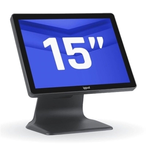 Alles in Eén iggual TPV AIO 15" J4125 4GB + 128GB 6USB 15" Intel Celeron J4125 4 GB RAM 128 GB SSD