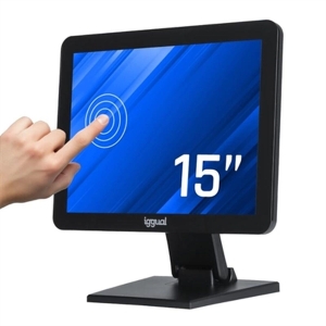 Monitor met Touchscreen iggual IGG319666 15"