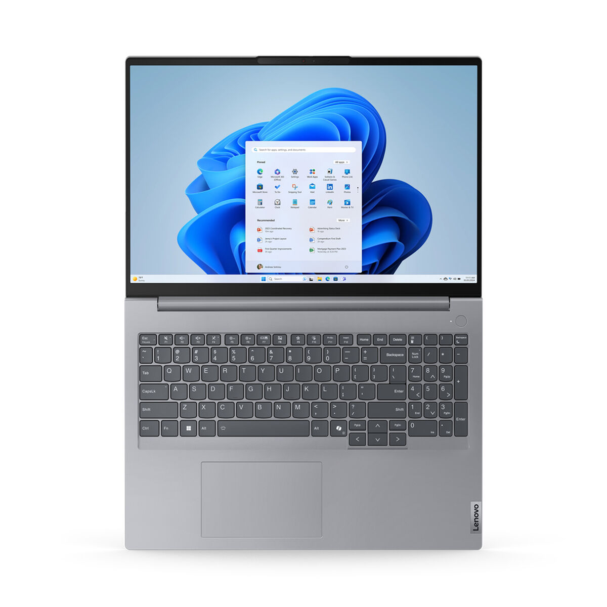 Laptop Lenovo ThinkBook 16 16" Intel Core Ultra 5 125U 8 GB RAM 256 GB SSD Qwerty - Afbeelding 7