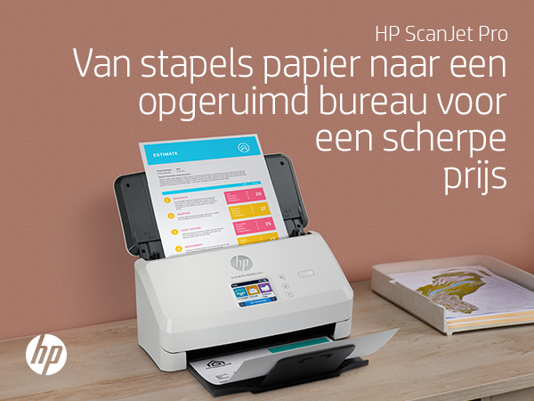 HP Scanjet Pro N4000 snw1 Sheet-feed Scanner Paginascanner 600 x 600 DPI A4 Zwart, Wit - Afbeelding 2