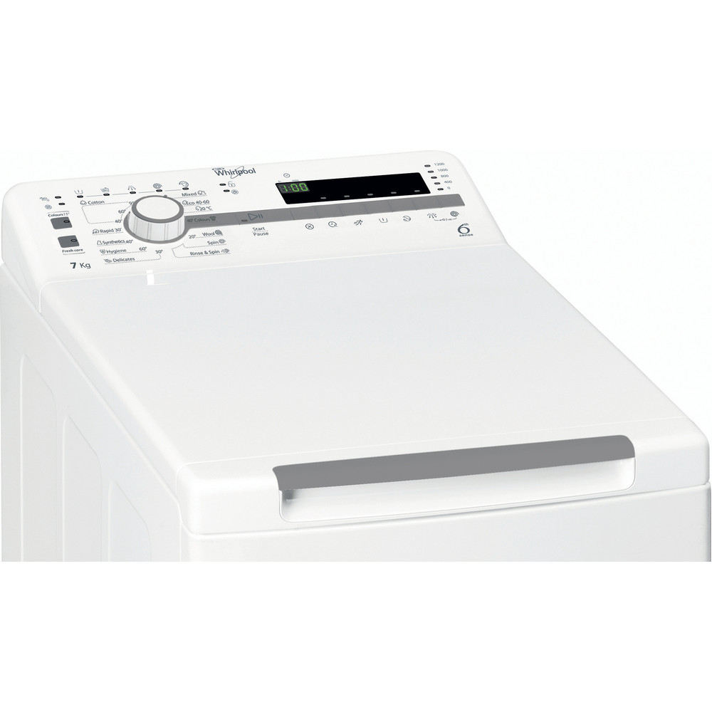 Whirlpool TDLR 7220SS EU/N wasmachine Bovenbelading 7 kg 1200 RPM Wit - Afbeelding 5