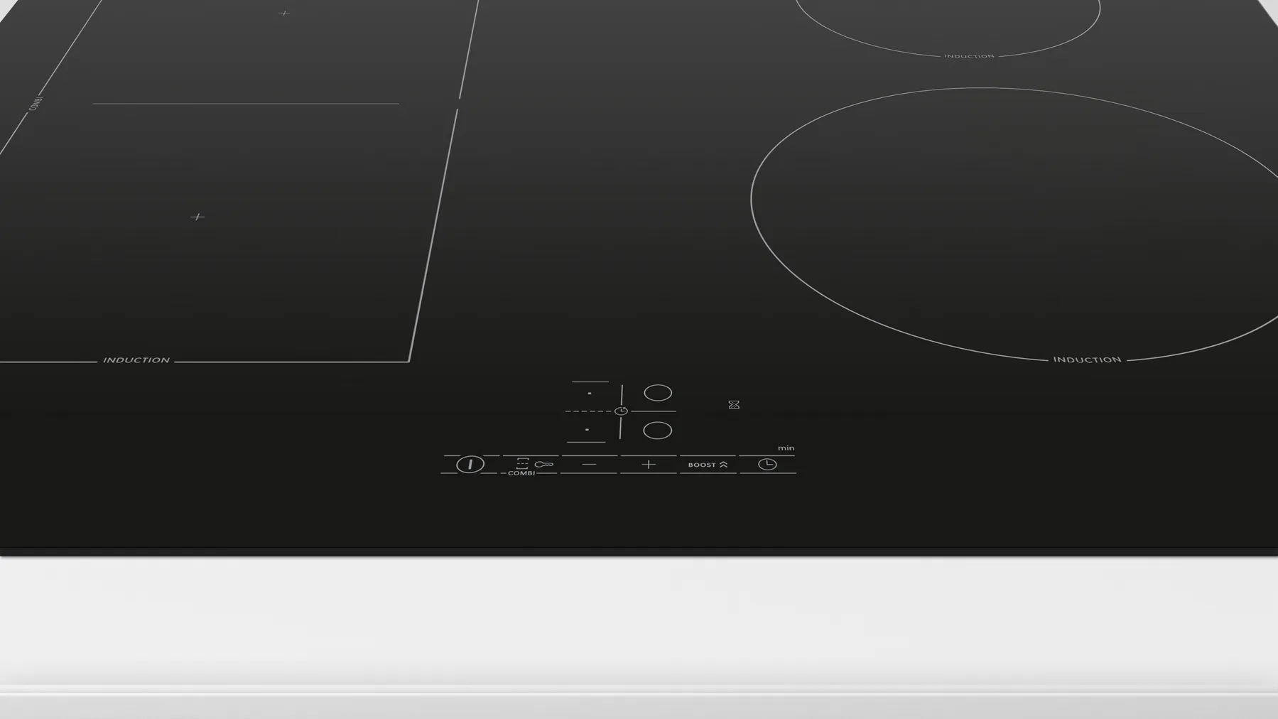 Bosch Serie 4 PVS61RBB5E kookplaat Zwart Ingebouwd 60 cm Inductiekookplaat zones 4 zone(s) - Afbeelding 2