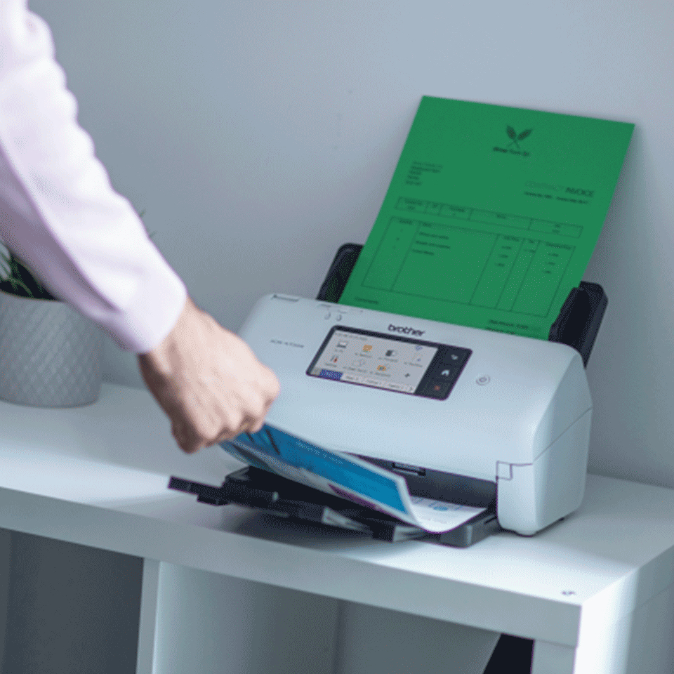 Brother ADS-4700W scanner Scanner met ADF + invoer voor losse vellen 600 x 600 DPI A4 Zwart, Wit - Afbeelding 5