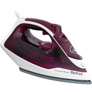 Tefal Express Steam FV2835E0 strijkijzer Droog- & stoomstrijkijzer Cerium zoolplaat 2400 W Paars, Wit