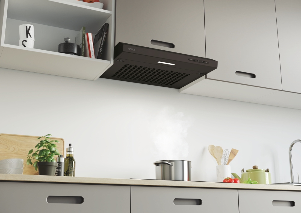 Candy CFT610/4N/1 Onderbouw Zwart 209,7 m³/uur - Afbeelding 4