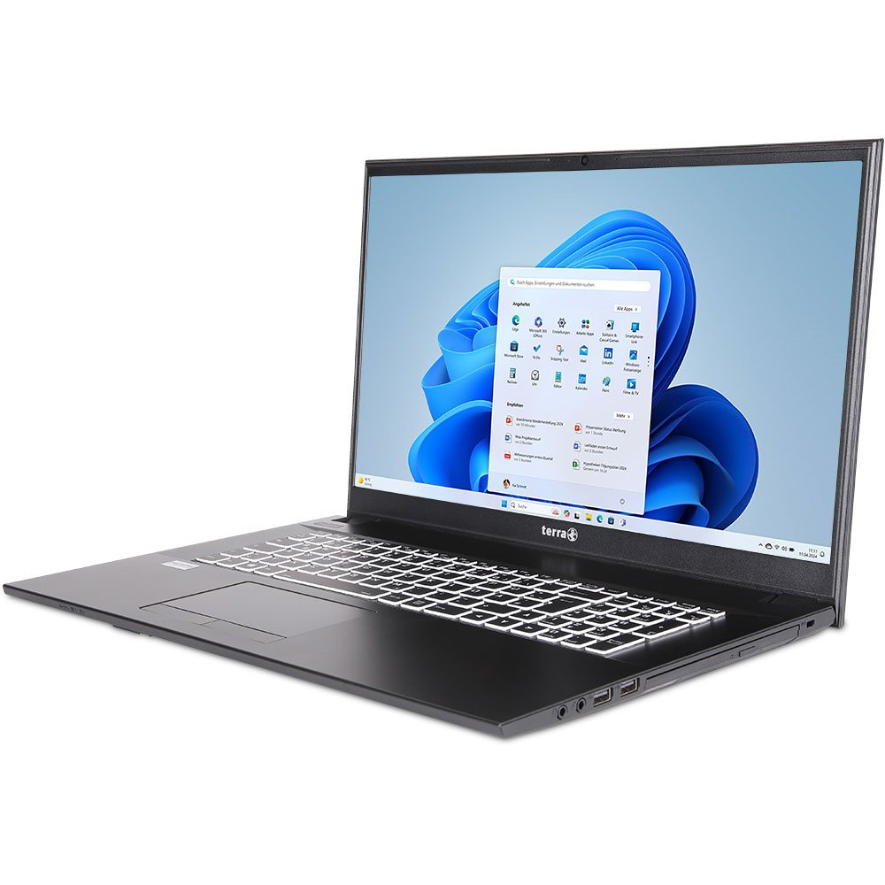 TERRA MOBILE US1220787 laptop Intel® Core™ i5 i5-1235U 43,9 cm (17.3") Full HD 8 GB DDR4-SDRAM 500 GB SSD Wi-Fi 6 (802.11ax) Windows 11 Home Antraciet - Afbeelding 4