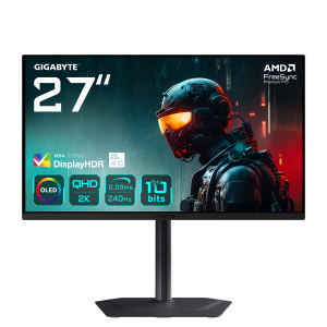 GIGABYTE MO27Q2 computer monitor 68,6 cm (27") 2560 x 1440 Pixels Quad HD OLED Zwart