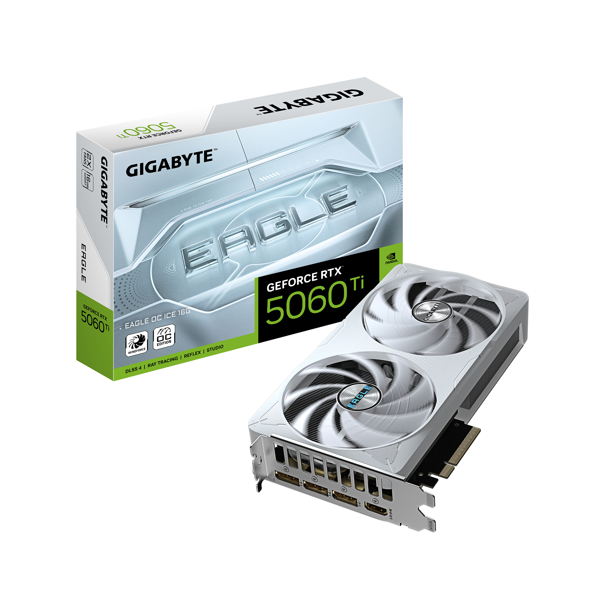 GIGABYTE GeForce RTX 5060 Ti EAGLE OC ICE 16G NVIDIA 16 GB GDDR7