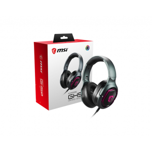 MSI Immerse GH50 Headset Bedraad Hoofdband Gamen Zwart