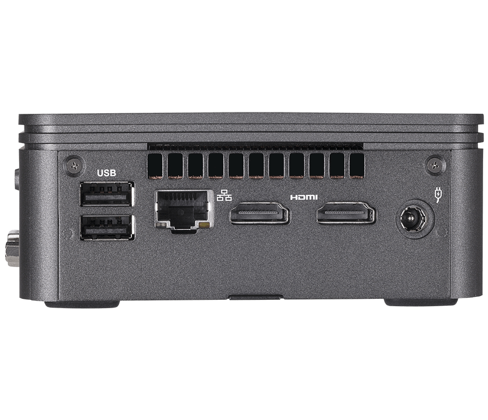 GIGABYTE GB-BRI3H-10110 PC/workstation barebone Zwart i3-10110U BGA 1528 2,1 GHz - Afbeelding 4