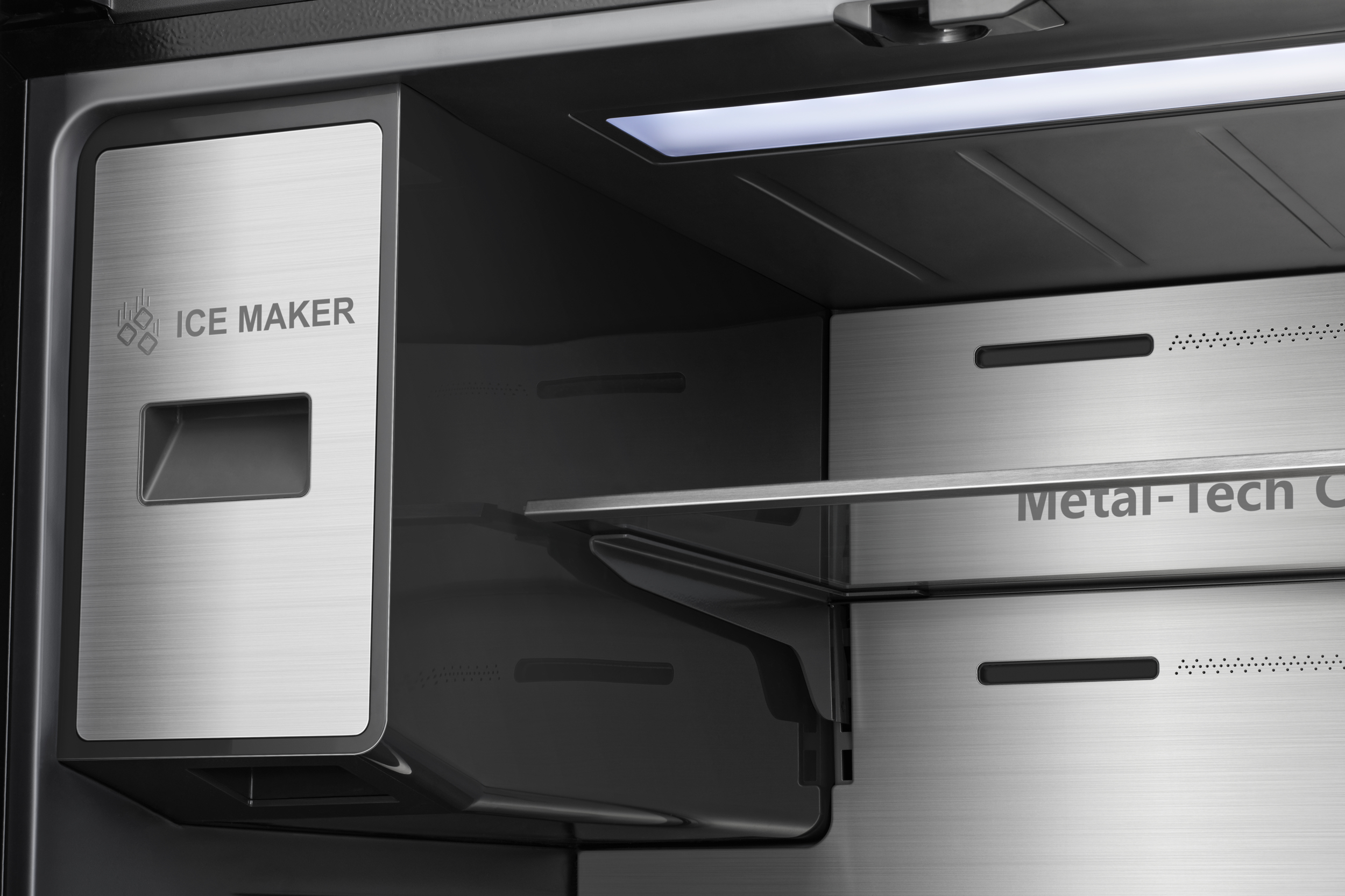 Hisense RQ760N4IFE amerikaanse koelkast Vrijstaand 577 l E Zwart - Afbeelding 12