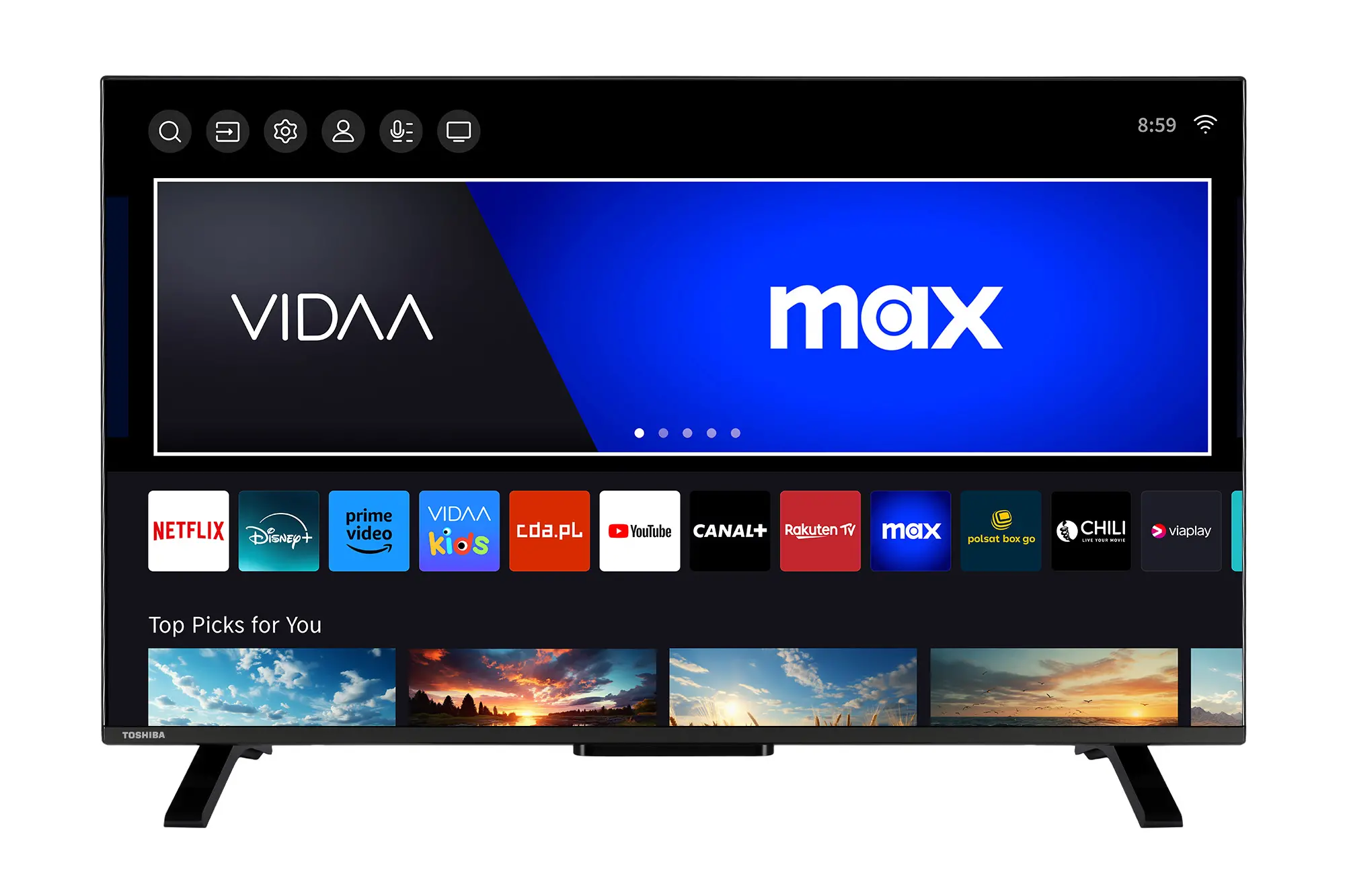 Full HD Smart QLED+ TV Toshiba 40QV2F63DG (2025) 40" - Afbeelding 4