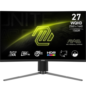 MSI MAG 27CQ6PF computer monitor 68,6 cm (27") 2560 x 1440 Pixels Wide Quad HD LCD Zwart