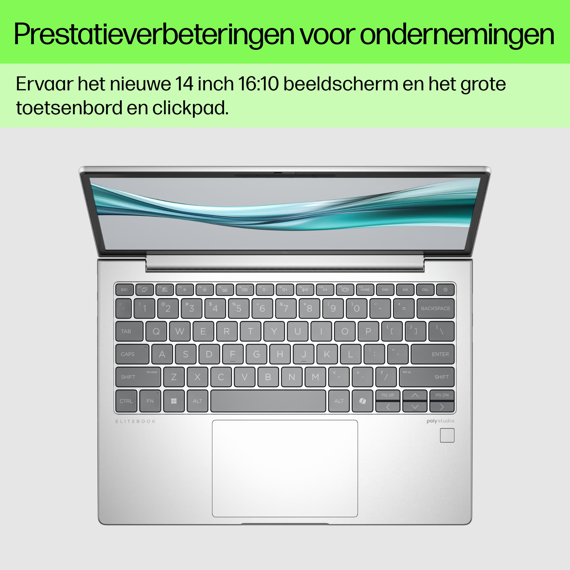 HP EliteBook 640 14 inch G11 Notebook PC Intel Core Ultra 5 125U Laptop 35,6 cm (14") WUXGA 16 GB DDR5-SDRAM 512 GB SSD Wi-Fi 6E (802.11ax) Windows 11 Pro Zilver - Afbeelding 4