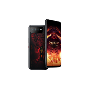 ASUS ROG Phone 6 Diablo Immortal Edition 17,2 cm (6.78") Dual SIM Android 12 5G USB Type-C 16 GB 512 GB 6000 mAh Zwart, Rood