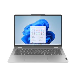 Lenovo IdeaPad Flex 5 14ABR8 AMD Ryzen™ 5 7430U Hybride (2-in-1) 35,6 cm (14") Touchscreen WUXGA 16 GB LPDDR4x-SDRAM 512 GB SSD Wi-Fi 6 (802.11ax) Windows 11 Home Duits Grijs
