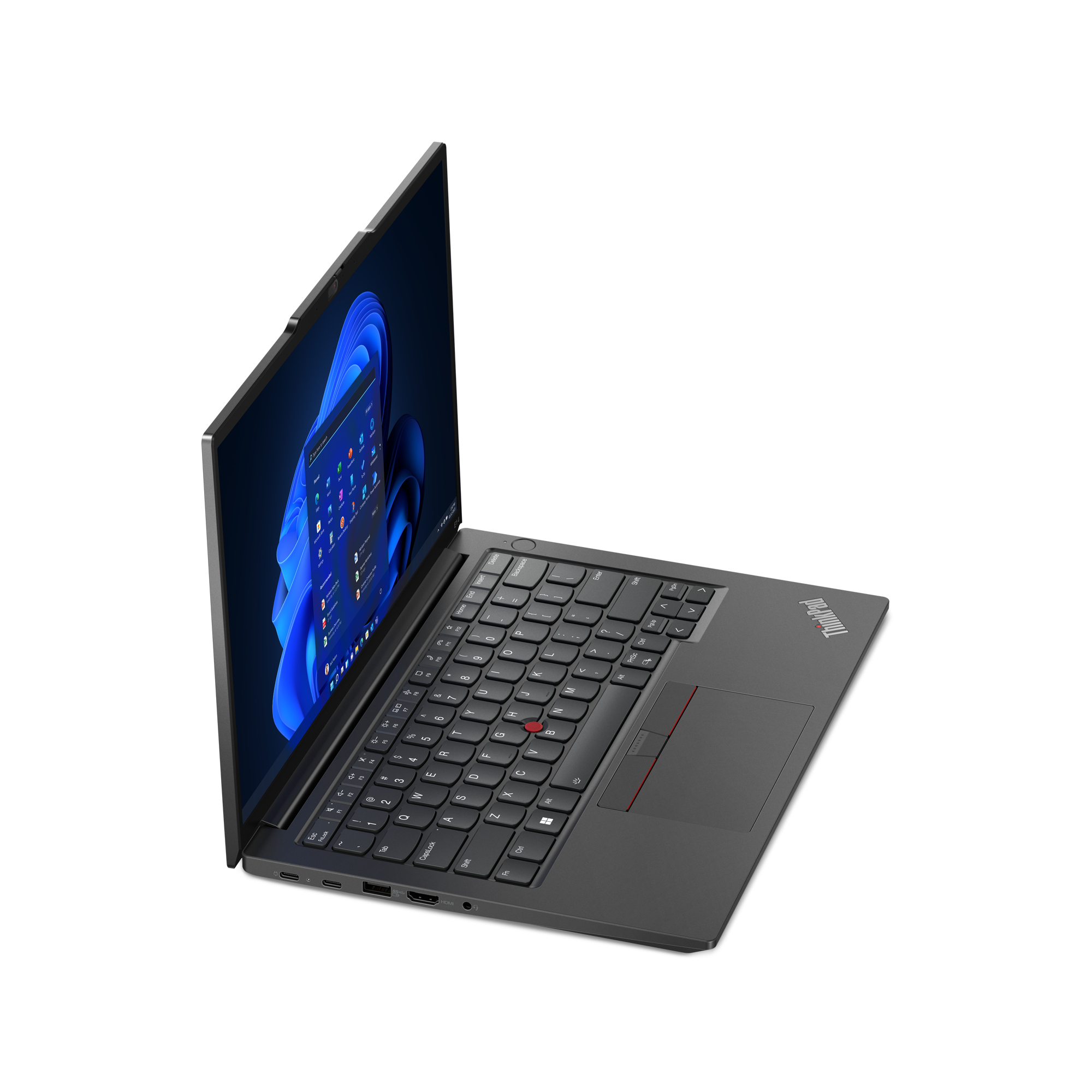 Lenovo ThinkPad E14 Gen 5 (AMD) AMD Ryzen™ 5 PRO 7530U Laptop 35,6 cm (14") WUXGA 16 GB DDR4-SDRAM 512 GB SSD Wi-Fi 6 (802.11ax) Windows 11 Pro Duits Zwart - Afbeelding 16