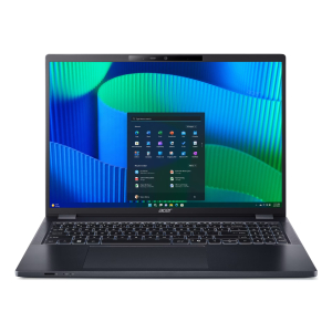 Acer TravelMate P4 TMP416-53-TCO-747D Intel Core Ultra 7 155U Laptop 40,6 cm (16") WUXGA 32 GB DDR5-SDRAM 1 TB SSD Wi-Fi 6E (802.11ax) Windows 11 Pro Blauw
