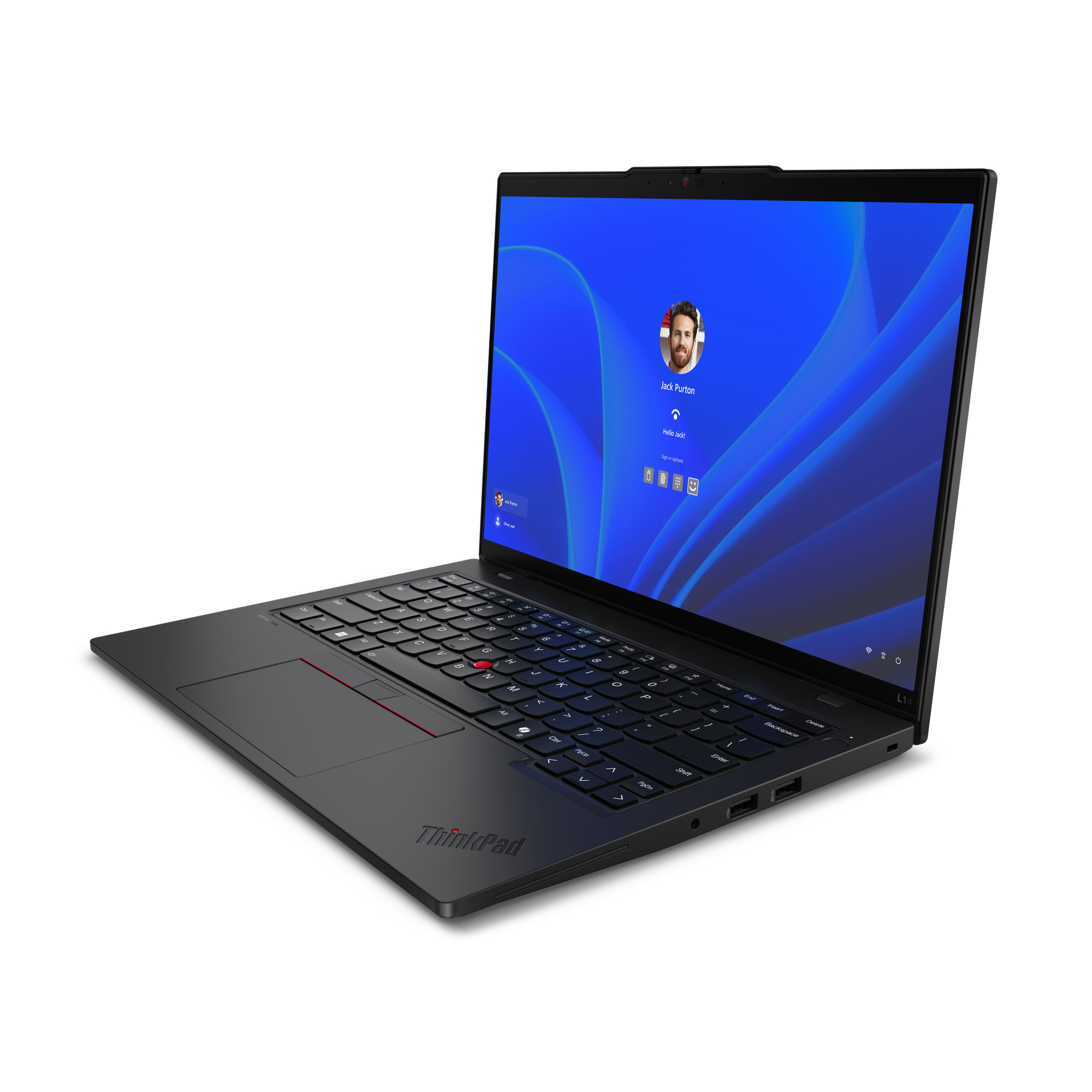 Lenovo ThinkPad L14 Gen 5 (AMD) AMD Ryzen™ 7 PRO 7735U Laptop 35,6 cm (14") WUXGA 16 GB DDR5-SDRAM 512 GB SSD Wi-Fi 6E (802.11ax) Windows 11 Pro Engels Zwart - Afbeelding 4