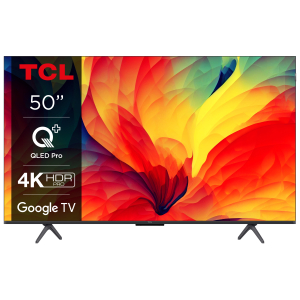 TCL 50QLED780 | 50'' Ultra HD 4K | QLED Smart TV | Wifi & Google TV | Quantum Dot Kleursaturatie | HDR10 | 60Hz