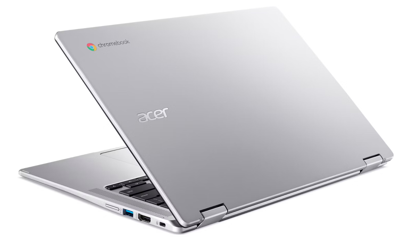 Acer Chromebook Spin 314 CP314-1HN-C07F Intel® Celeron® N5100 35,6 cm (14") Touchscreen Full HD 8 GB LPDDR4x-SDRAM 128 GB eMMC Wi-Fi 6 (802.11ax) ChromeOS Duits Zilver - Afbeelding 8