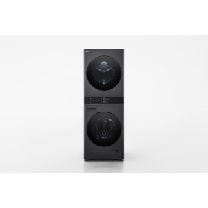 LG WT1210BBF Was-droogcombinatie Vrijstaand Voorbelading Zwart A