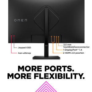 HP Omen 32q 31,5'' | 2560x1440 QHD IPS | 165Hz | 1ms | FreeSync Premium | HDR | HP Eye Ease | Gaming Monitor
