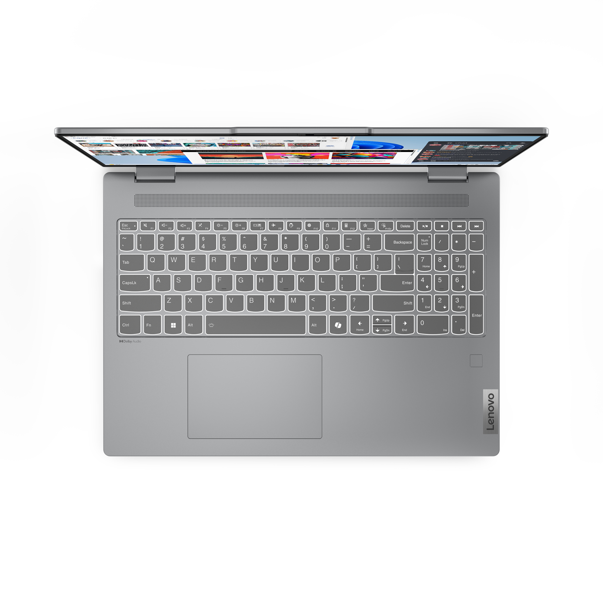Lenovo IdeaPad 5 2-in-1 16IRU9 Intel Core 7 150U Hybride (2-in-1) 40,6 cm (16") Touchscreen WUXGA 16 GB LPDDR5x-SDRAM 512 GB SSD Wi-Fi 6E (802.11ax) Windows 11 Home Duits Grijs - Afbeelding 3
