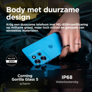 Motorola moto g75 5G 17,2 cm (6.78") Hybride Dual SIM Android 14 USB Type-C 8 GB 256 GB 5000 mAh Blauw