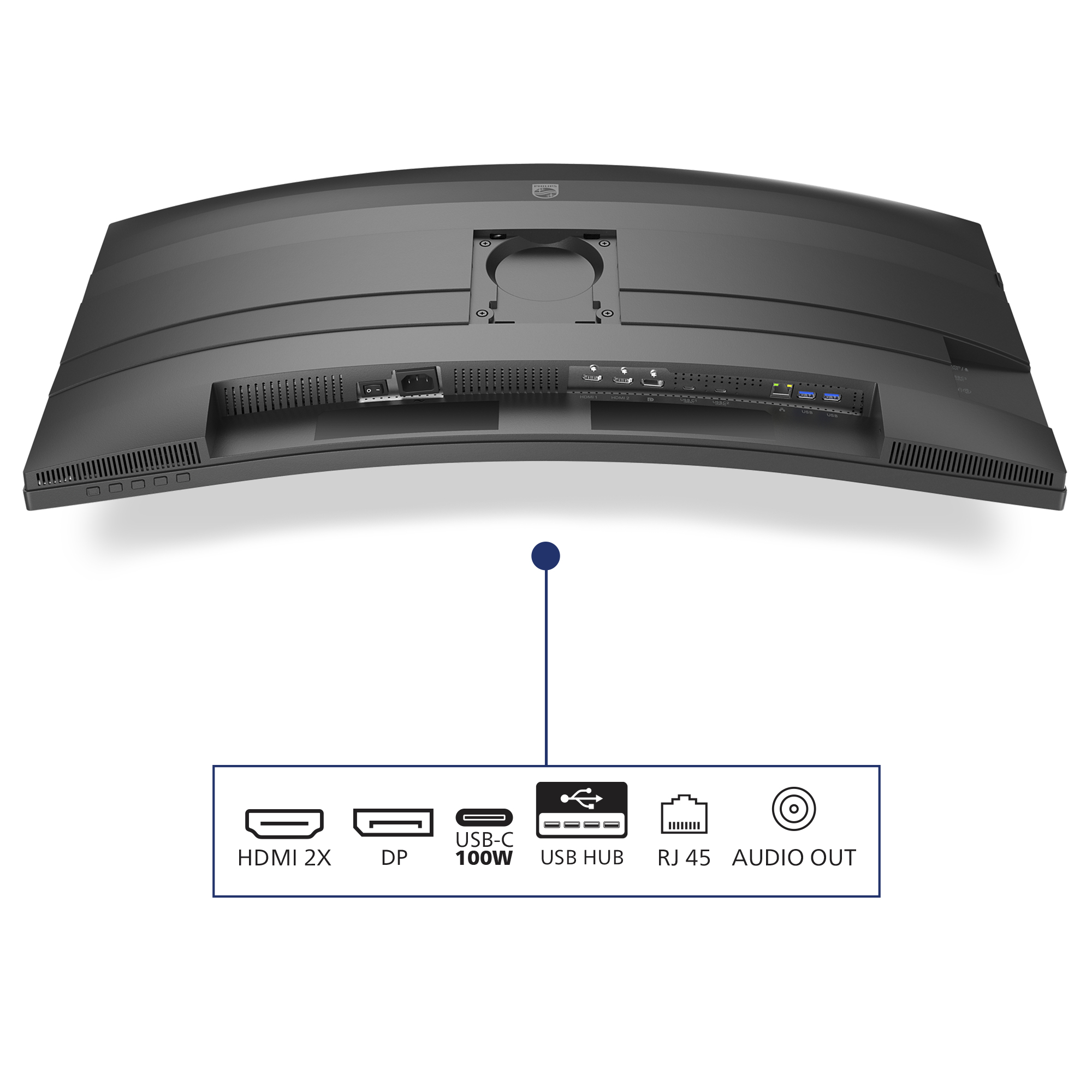 Philips 5000 series 34B2U5600C/00 computer monitor 86,4 cm (34") 3440 x 1440 Pixels Dual QHD LCD Grijs - Afbeelding 11