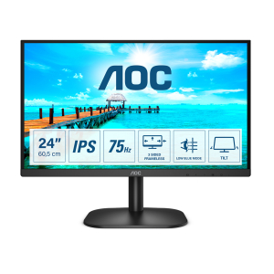 AOC B2 24B2XH computer monitor 60,5 cm (23.8") 1920 x 1080 Pixels Full HD LED Zwart