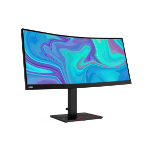 Lenovo ThinkVision T34w-20 computer monitor 86,4 cm (34") 3440 x 1440 Pixels UltraWide Quad HD LCD Zwart
