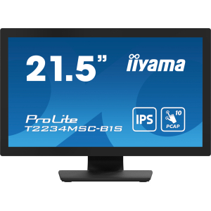 iiyama ProLite T2234MSC-B1S computer monitor 54,6 cm (21.5") 1920 x 1080 Pixels Full HD Touchscreen Zwart
