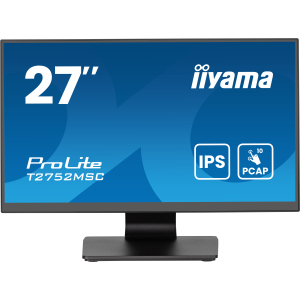 iiyama ProLite T2752MSC-B1AG computer monitor 68,6 cm (27") 1920 x 1080 Pixels Full HD LED Touchscreen Zwart