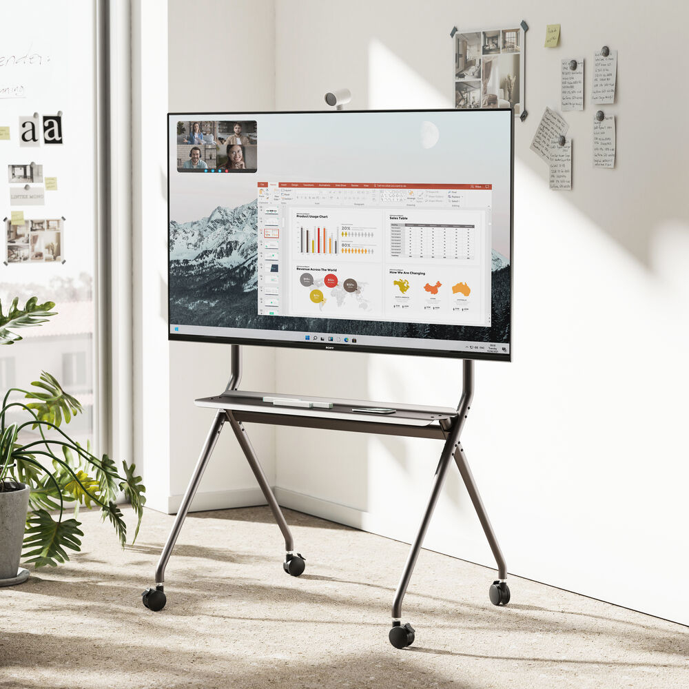 ACT AC8372 | TV-beugel Trolley | 50-86" | max 120kg | VESA 800x600 - Afbeelding 3