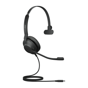 Jabra Evolve2 30 MS | Mono Bedraade On-Ear Headset USB-C | Zwart