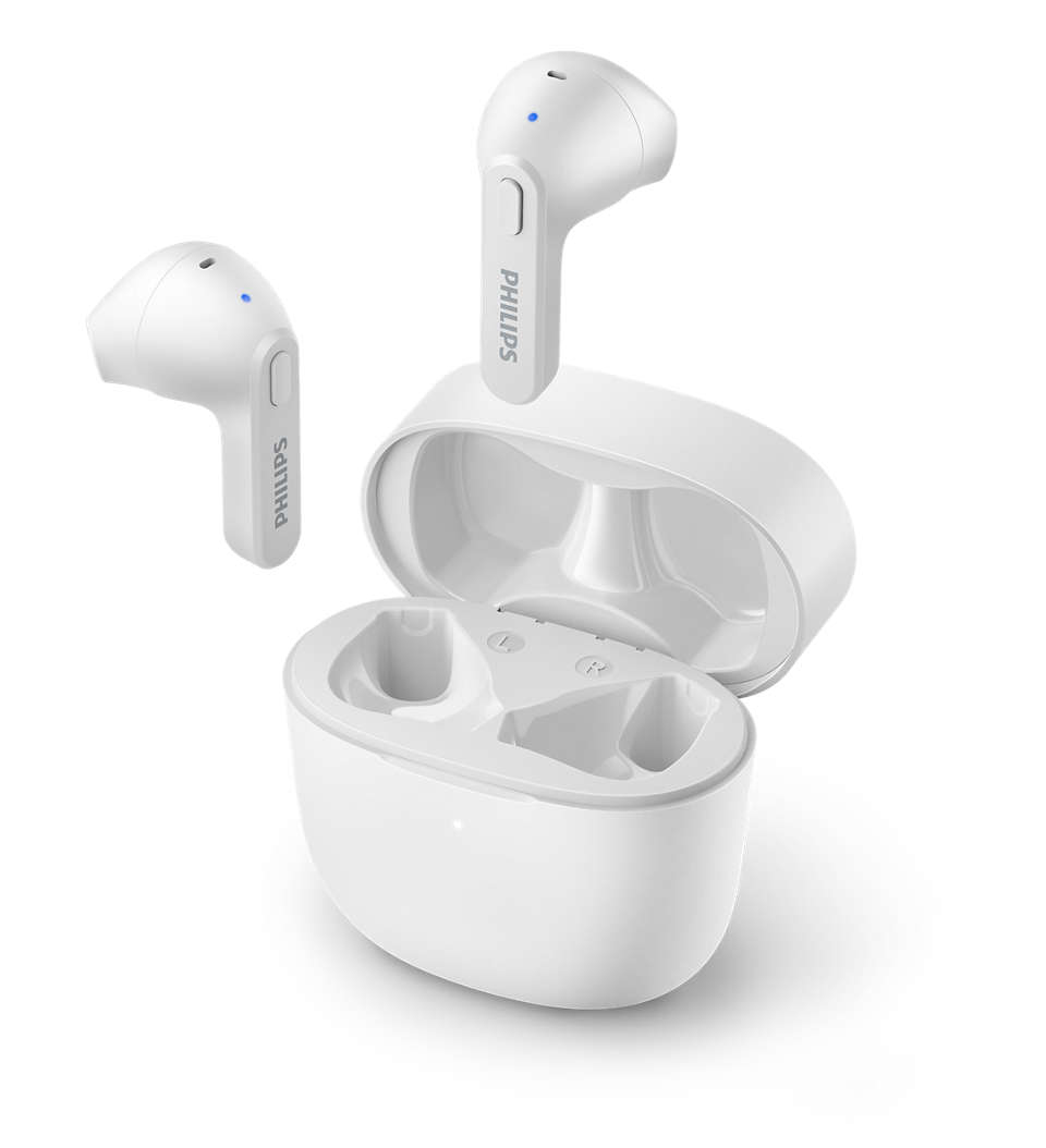 Philips TAT2236WT | Draadloze In-Ear Bluetooth Oordopjes | Wit - Afbeelding 4