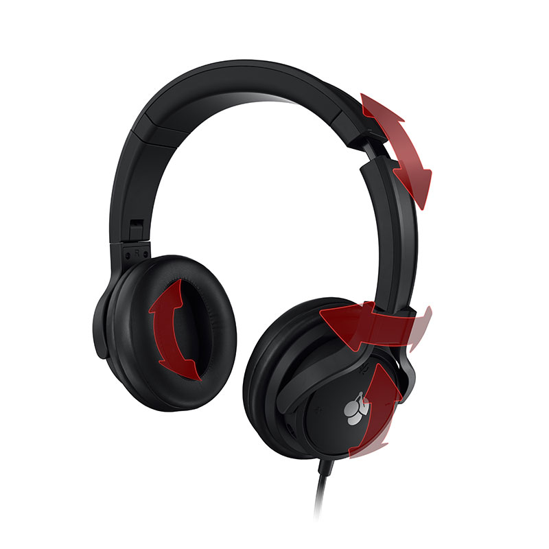 Cherry JA-2200 | Bedraade On-Ear Gaming Headset 3,5mm Connector | Zwart - Afbeelding 3