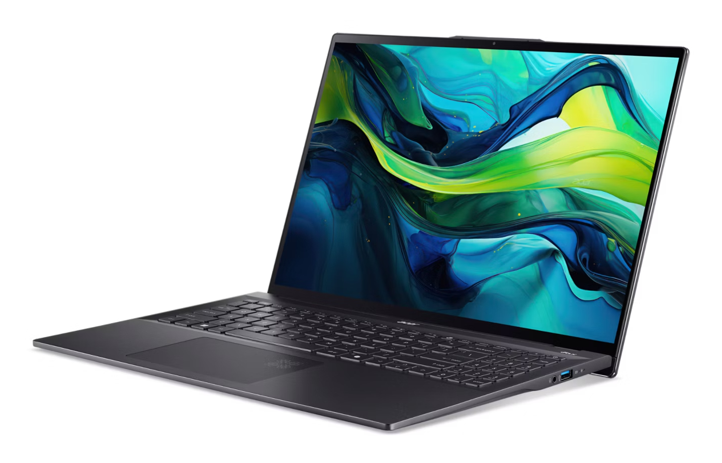 Acer Swift 16 AI SF16-51T-70HQ Intel Core Ultra 7 258V Laptop 40,6 cm (16") Touchscreen 3K 32 GB LPDDR5x-SDRAM 1 TB SSD Wi-Fi 7 (802.11be) Windows 11 Home Zwart - Afbeelding 4
