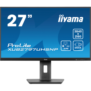 iiyama ProLite XUB2797UHSNP-B1 computer monitor 68,6 cm (27") 3840 x 2160 Pixels 4K Ultra HD LED Zwart