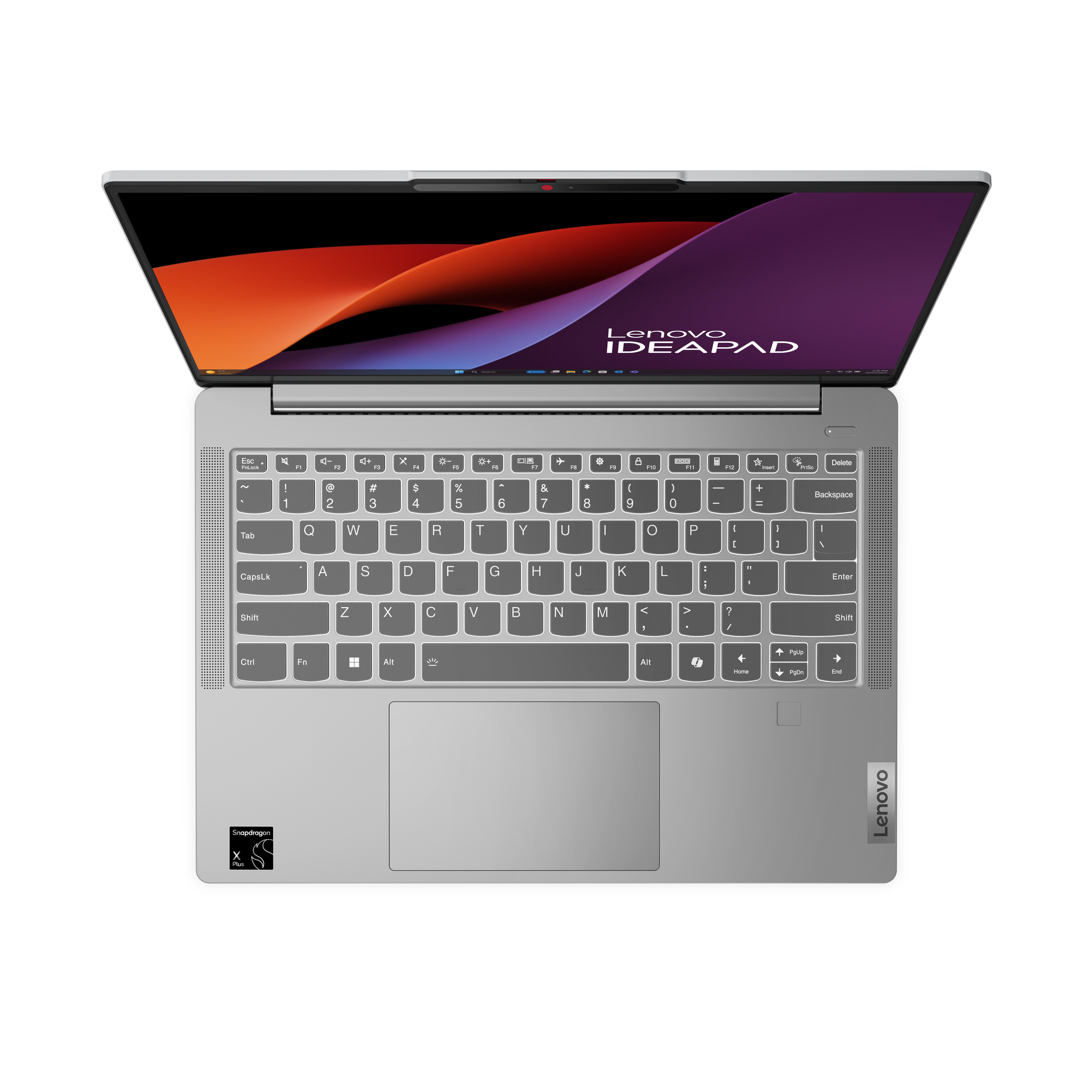 Lenovo IdeaPad Slim 5 14Q8X9 Copilot+ PC Qualcomm Snapdragon X1P-42-100 Laptop 35,6 cm (14") WUXGA 16 GB LPDDR5x-SDRAM 1 TB SSD Wi-Fi 7 (802.11be) Windows 11 Home Duits Grijs - Afbeelding 5