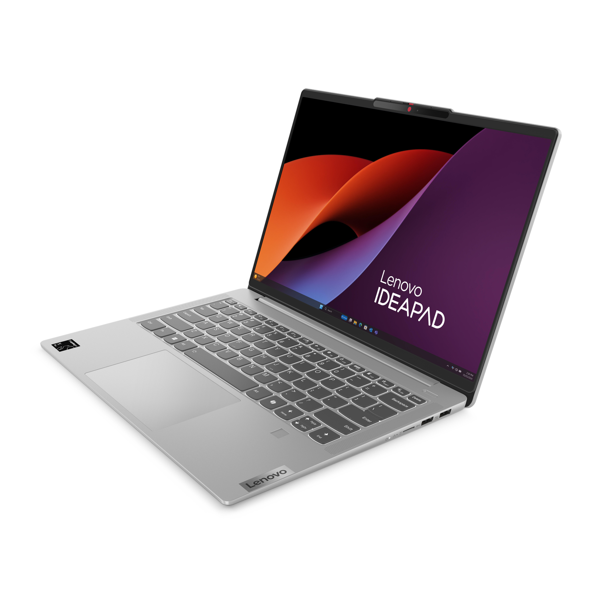 Lenovo IdeaPad Slim 5 14Q8X9 Copilot+ PC Qualcomm Snapdragon X1P-42-100 Laptop 35,6 cm (14") WUXGA 16 GB LPDDR5x-SDRAM 1 TB SSD Wi-Fi 7 (802.11be) Windows 11 Home Duits Grijs - Afbeelding 3