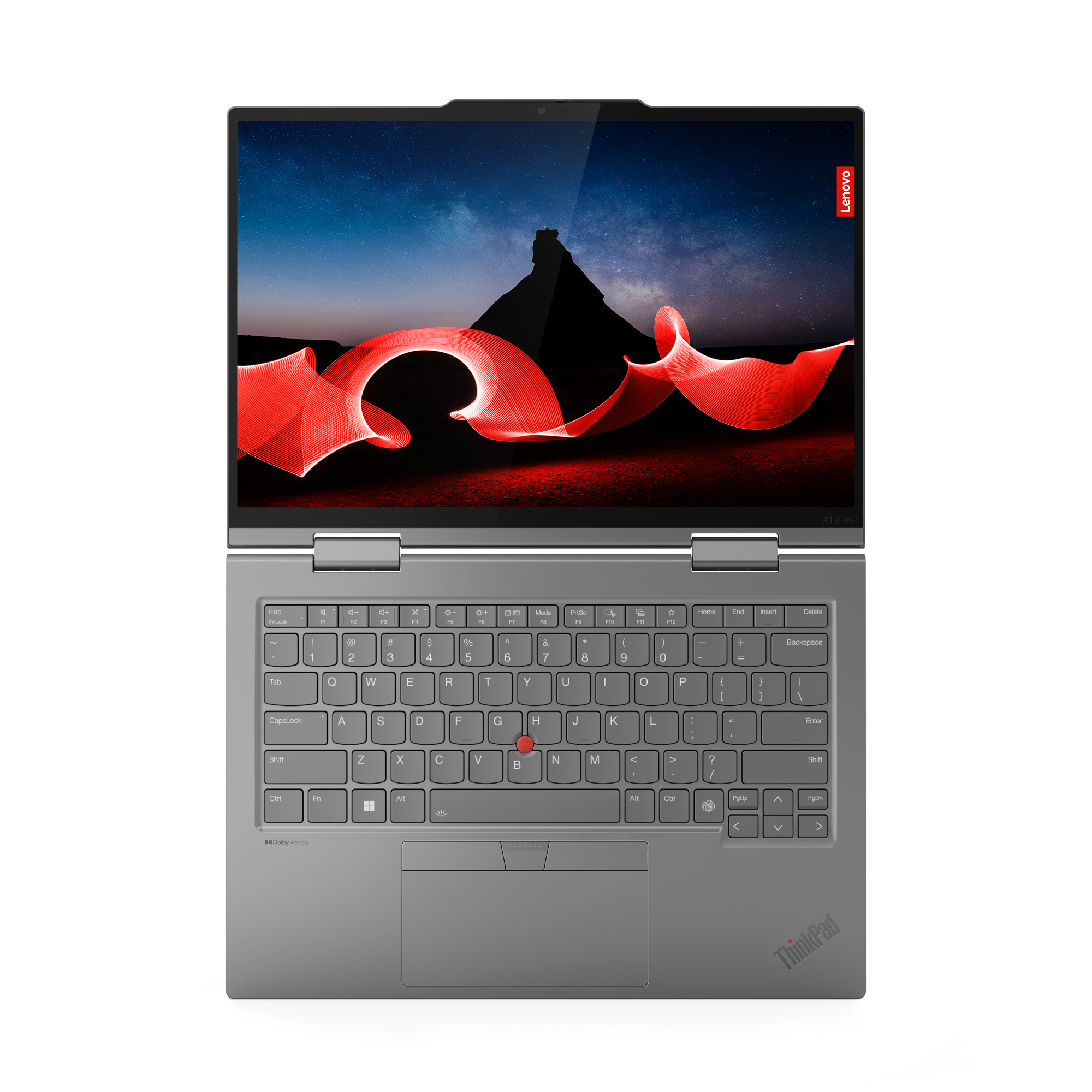 Lenovo ThinkPad X1 2-in-1 Gen 9 Intel Core Ultra 7 155U Hybride (2-in-1) 35,6 cm (14") Touchscreen WUXGA 32 GB LPDDR5x-SDRAM 512 GB SSD Wi-Fi 6E (802.11ax) Windows 11 Pro Grijs - Afbeelding 20